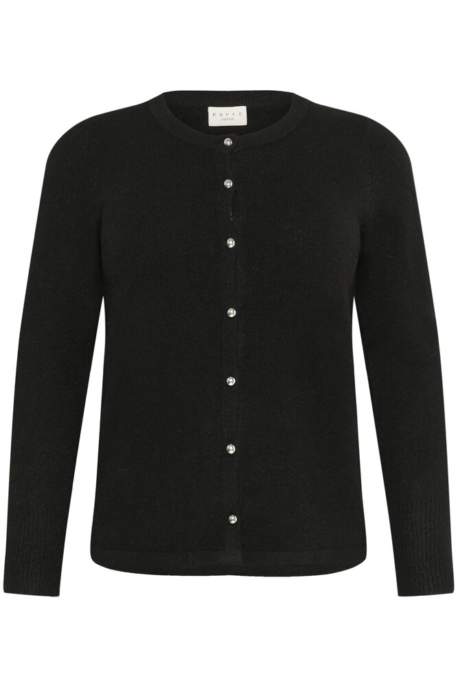 Cardigan - KCniela - Sort - Kaffe Curve