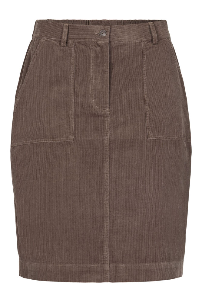 Nederdel fløjl - 360-50002 - Brun - SIGNATURE