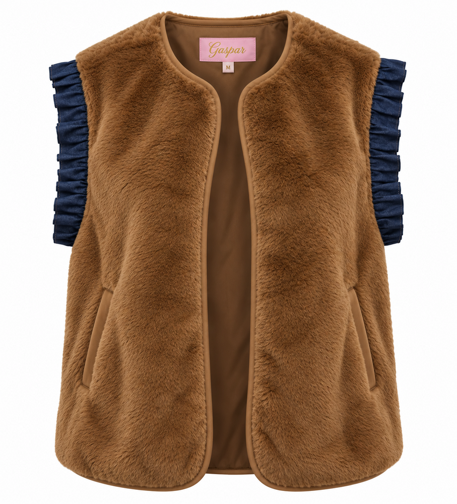 Vest - Duffy Frill - Cognac - Gaspar