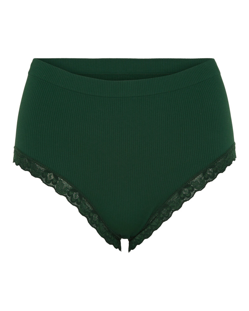 Feline rib midi trusse m/ blonde - verde - S/M - Tim & Simonsen