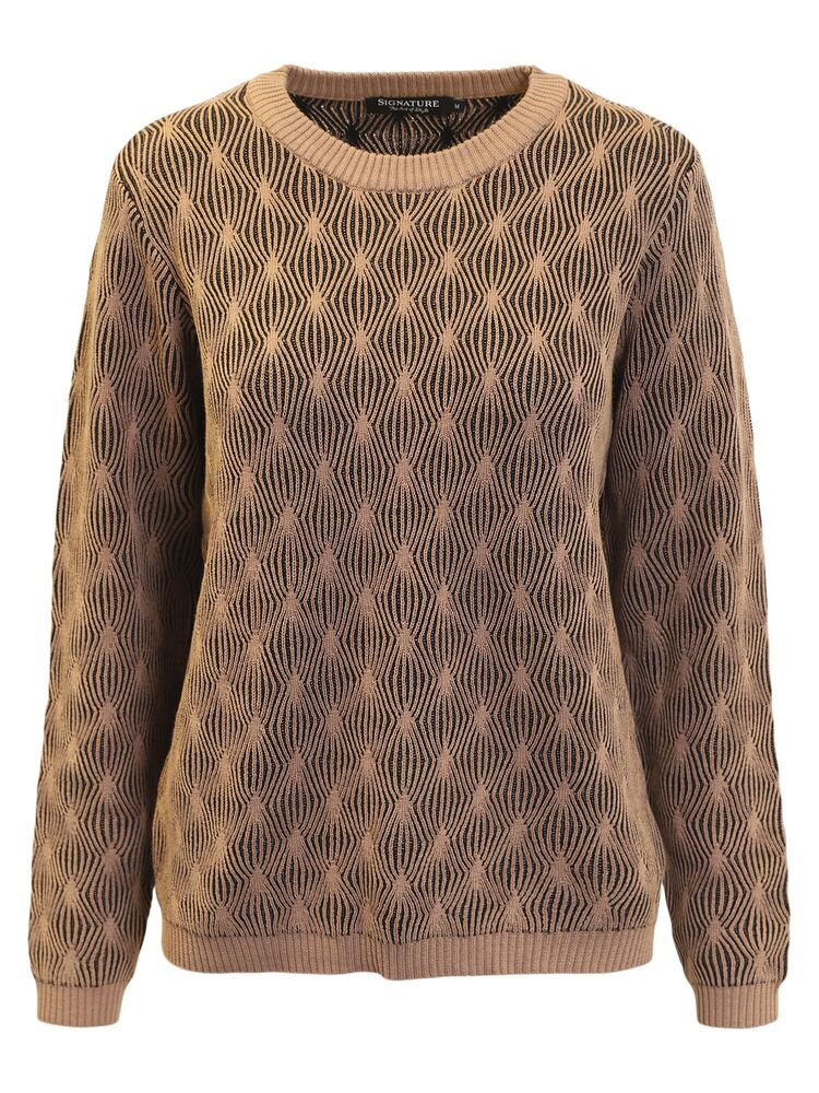 Pullover - Strik - 360-40065 - Brownie - Signature